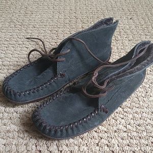 Frye moccasin booties